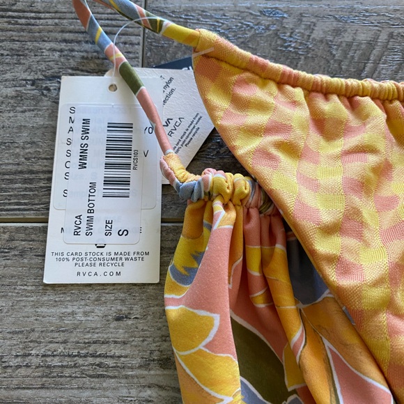 RVCA Sunkissed Reversible Bikini Bottom - Small - Picture 5 of 6